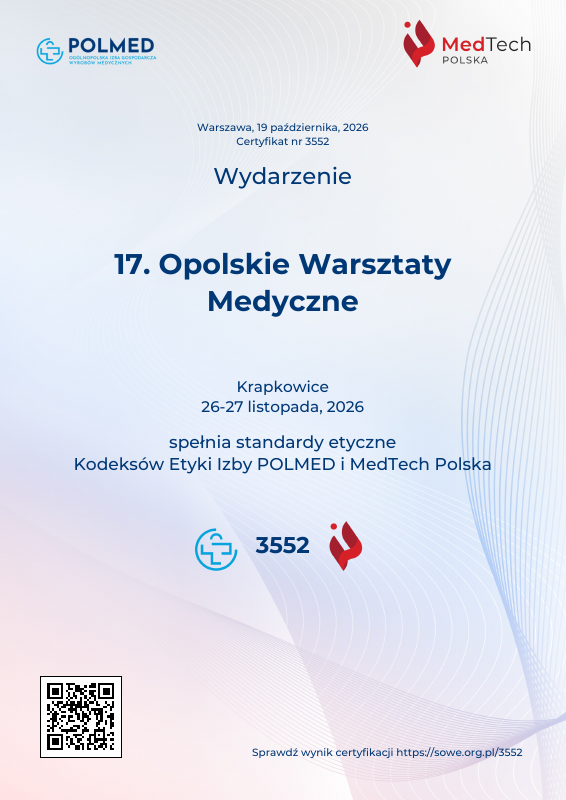 POLMEDTECH Certyfikat 3552 maly